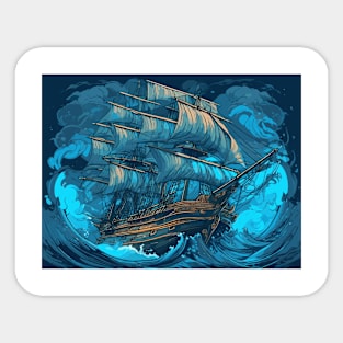 Pirate Ship Sticker